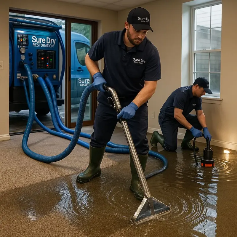 Water Extraction and Removal process in Franklin County, TX